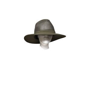 Sunday Afternoons Olive Green Mesh Wide Brim Sun Hat size X-Large